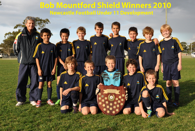 Newcastle Football Bob Mountford Shield Winners